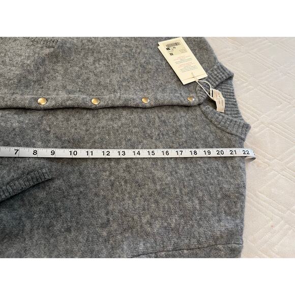 [SOLD] La Maille Sezane Eddy Jacket in Middle Grey Size M NWT✨ - Picture 13 of 13